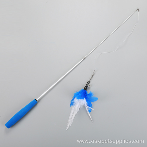 Colorful New Design Cat Feather Wand Cat Teaser